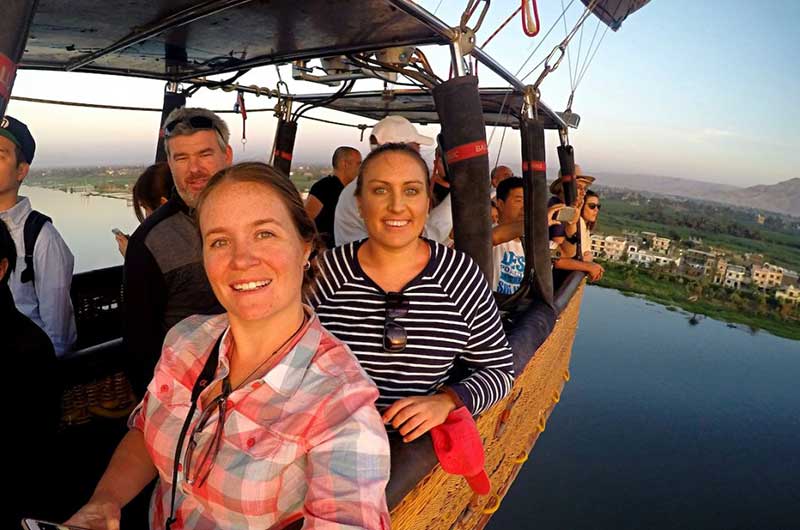 Hot Air Balloon Ride in Luxor, Egypt