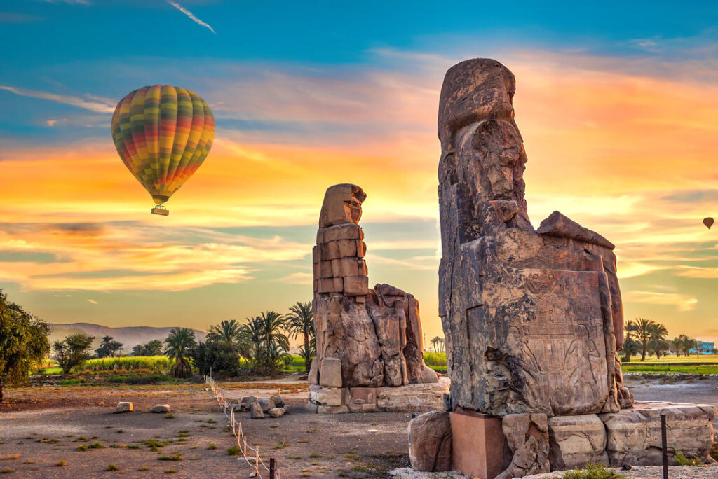 Flying 55 balloon flights in the sky of Luxor carrying 1,600 tourists