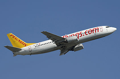 Burj Al Arab International Airport receives the first Turkish Pegasus flights